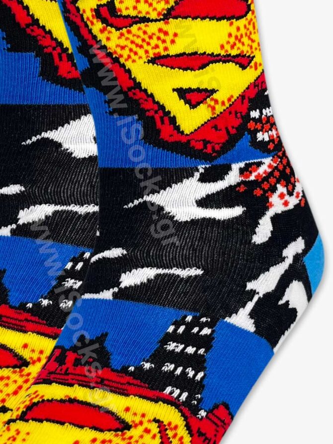 DC Βαμβακερή Κάλτσα με Σχέδια Superman - Image 3