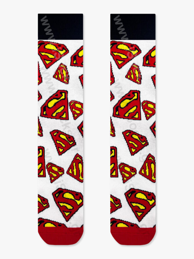 DC Βαμβακερή Κάλτσα με Σχέδια Superman