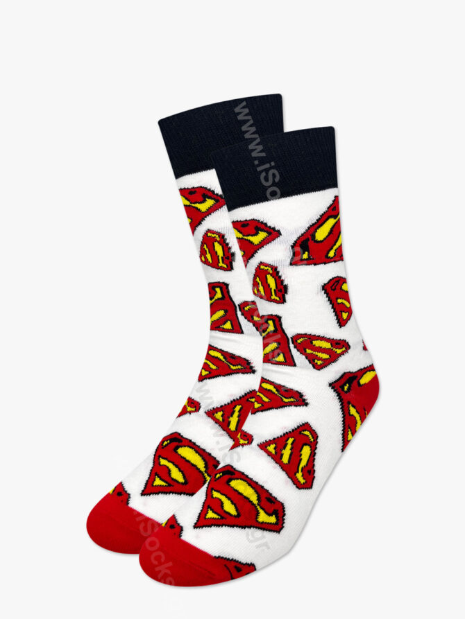 DC Βαμβακερή Κάλτσα με Σχέδια Superman - Image 2