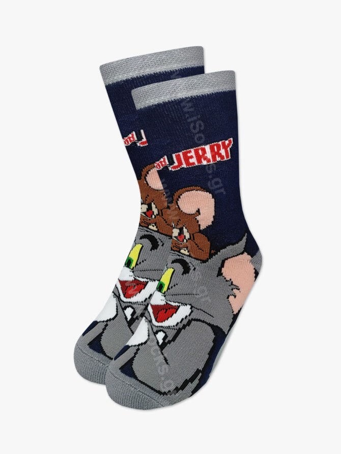 WB Πετσετέ Παιδική Κάλτσα Tom and Jerry με Αντιολισθητικές Πατούσες - Image 2