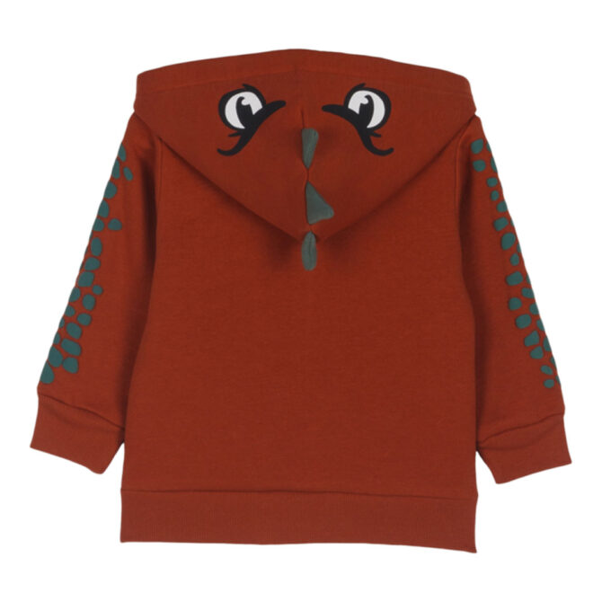 ΒΑΜΒΑΚΕΡΟ ΣΕΤ 3 ΤΕΜΑΧΙΩΝ ΜΕ ΦΟΡΜΑ JOYCE ΜΕ ΧΝΟΥΔΙ DINO HOOD ΚΑΦΕ 2462001