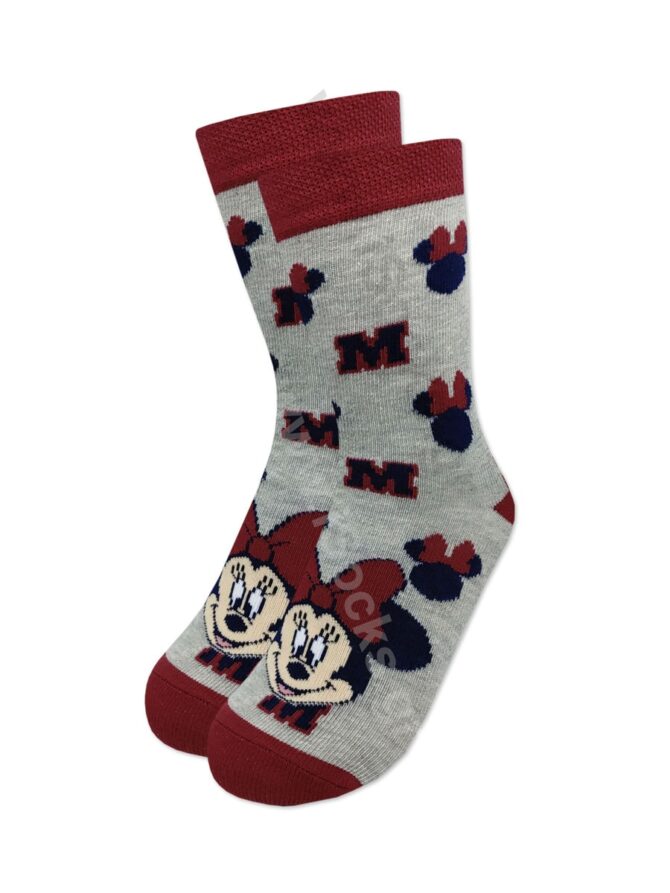 DISNEY Βαμβακερή Παιδική Κάλτσα με Σχέδια Minnie Mouse - Image 2