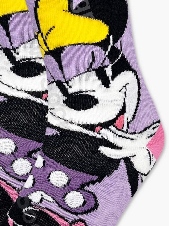 DISNEY Βαμβακερή Κάλτσα με Σχέδια Minnie Mouse - Image 3