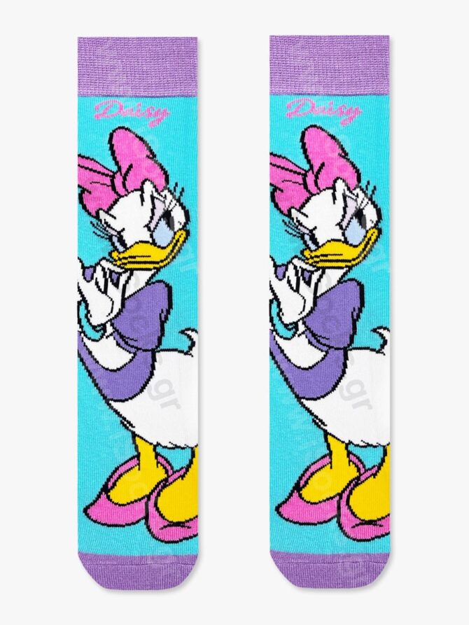 Κάλτσα Βαμβακερή με Σχέδια Daisy Duck DISNEY