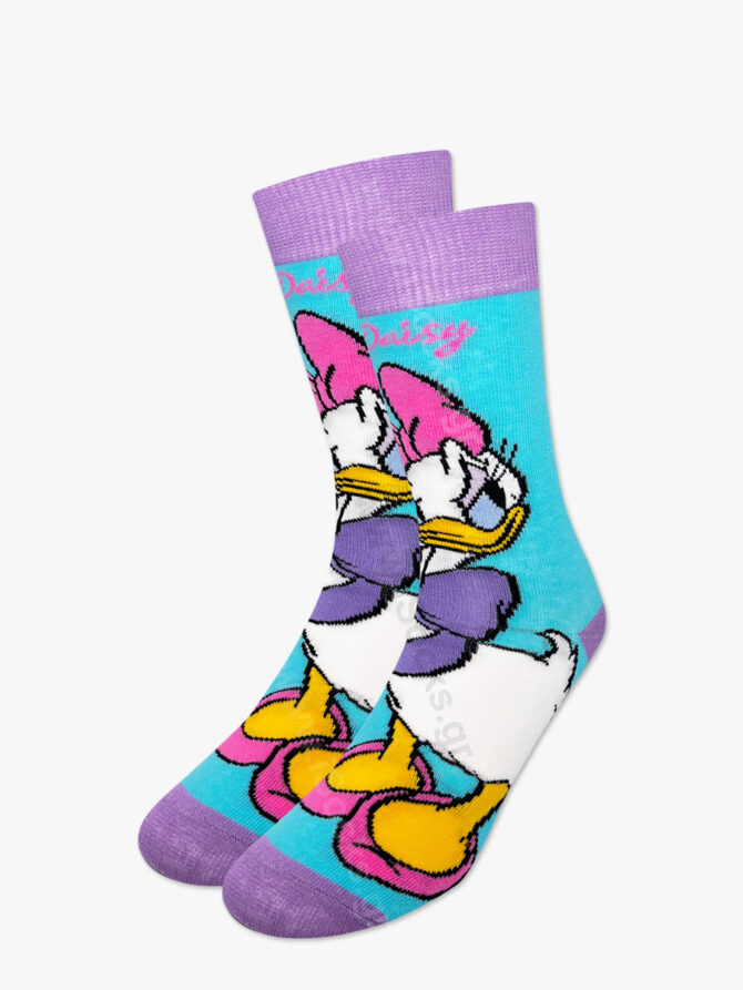 Κάλτσα Βαμβακερή με Σχέδια Daisy Duck DISNEY - Image 2