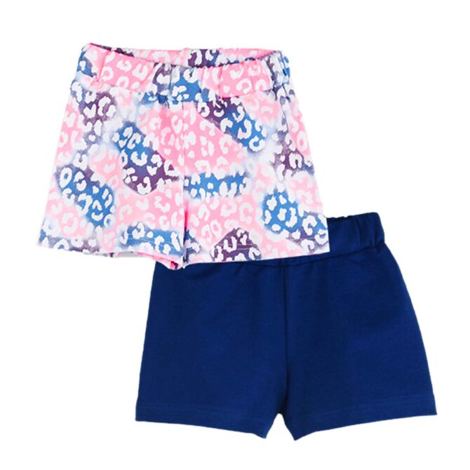ΣΕΤ 2 ΤΕΜΑΧΙΩΝ ΒΑΜΒΑΚΕΡΑ ΣΟΡΤΣ ΓΙΑ ΚΟΡΙΤΣΙ JOYCE BASIC SHORTS ΜΠΛΕ 2411407