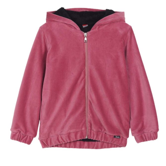 ΚΟΡΙΤΣΙΣΤΙΚΗ ΓΟΥΝΙΝΗ ΖΑΚΕΤΑ ΜΕ ΚΟΥΚΟΥΛΑ JOYCE AURORA FUR JACKET ΣΑΠΙΟ ΜΗΛΟ 2463203