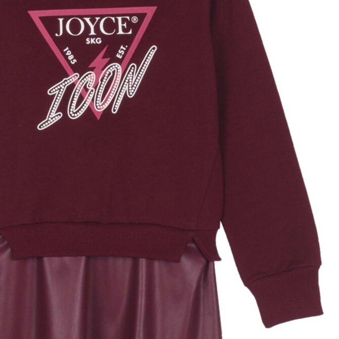 ΒΑΜΒΑΚΕΡΟ ΦΟΡΕΜΑ ΜΕ ΧΝΟΥΔΙ JOYCE ICON ΜΠΟΡΝΤΟ 2463605