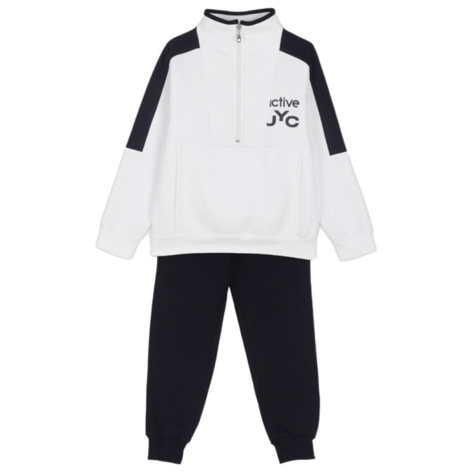 ΒΑΜΒΑΚΕΡΟ ΣΕΤ ΦΟΡΜΕΣ ΜΕ ΧΝΟΥΔΙ ΓΙΑ ΑΓΟΡΙ JOYCE HALF-ZIP ACTIVE ΑΣΠΡΟ 2464135