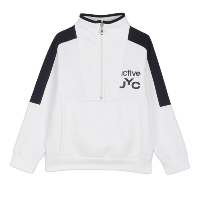 ΒΑΜΒΑΚΕΡΟ ΣΕΤ ΦΟΡΜΕΣ ΜΕ ΧΝΟΥΔΙ ΓΙΑ ΑΓΟΡΙ JOYCE HALF-ZIP ACTIVE ΑΣΠΡΟ 2464135