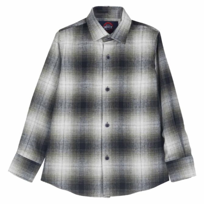 ΒΑΜΒΑΚΕΡΟ ΠΟΥΚΑΜΙΣΟ ΓΙΑ ΑΓΟΡΙ JOYCE FLANNEL ΜΑΥΡΟ 2494005