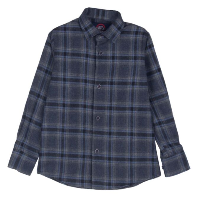 ΒΑΜΒΑΚΕΡΟ ΠΟΥΚΑΜΙΣΟ ΓΙΑ ΑΓΟΡΙ JOYCE FLANNEL ΜΠΛΕ 2496510