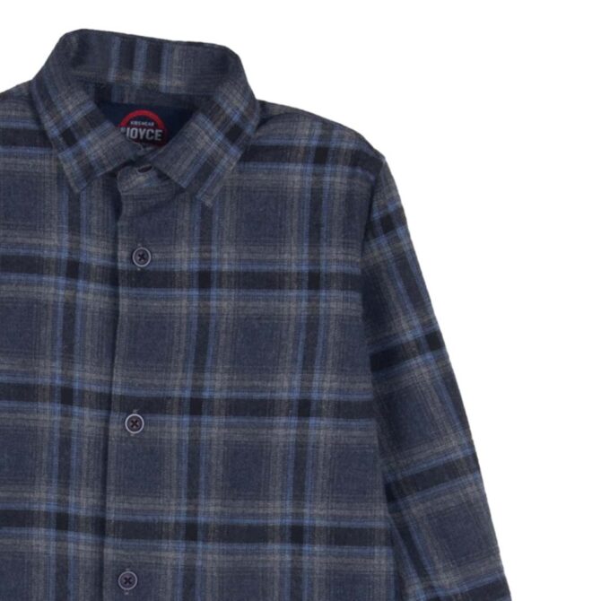 ΒΑΜΒΑΚΕΡΟ ΠΟΥΚΑΜΙΣΟ ΓΙΑ ΑΓΟΡΙ JOYCE FLANNEL ΜΠΛΕ 2496510