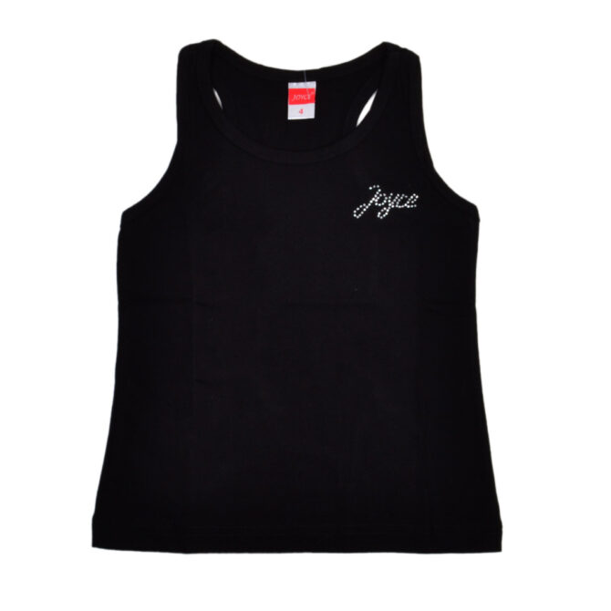 ΒΑΜΒΑΚΕΡΟ ΑΜΑΝΙΚΟ ΜΠΛΟΥΖΑΚΙ ΓΙΑ ΚΟΡΙΤΣΙ JOYCE TANK CAPRI ΜΑΥΡΟ 3021