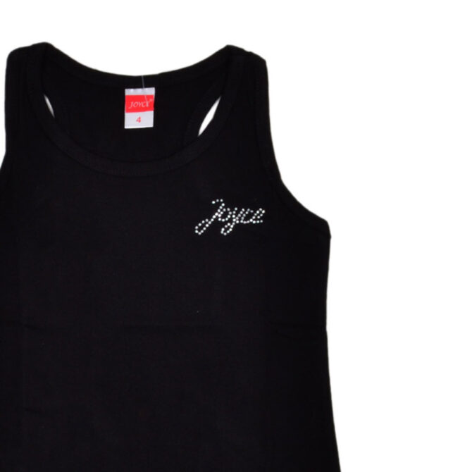 ΒΑΜΒΑΚΕΡΟ ΑΜΑΝΙΚΟ ΜΠΛΟΥΖΑΚΙ ΓΙΑ ΚΟΡΙΤΣΙ JOYCE TANK CAPRI ΜΑΥΡΟ 3021