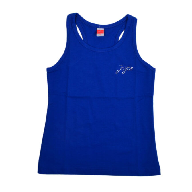 ΒΑΜΒΑΚΕΡΟ ΑΜΑΝΙΚΟ ΜΠΛΟΥΖΑΚΙ ΓΙΑ ΚΟΡΙΤΣΙ JOYCE TANK CAPRI ΜΠΛΕ ΡΟΥΑ 3021