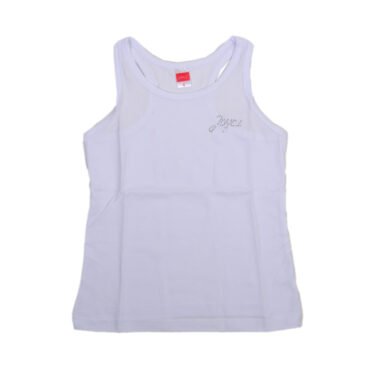ΒΑΜΒΑΚΕΡΟ ΑΜΑΝΙΚΟ ΜΠΛΟΥΖΑΚΙ ΓΙΑ ΚΟΡΙΤΣΙ JOYCE TANK CAPRI ΑΣΠΡΟ 3021