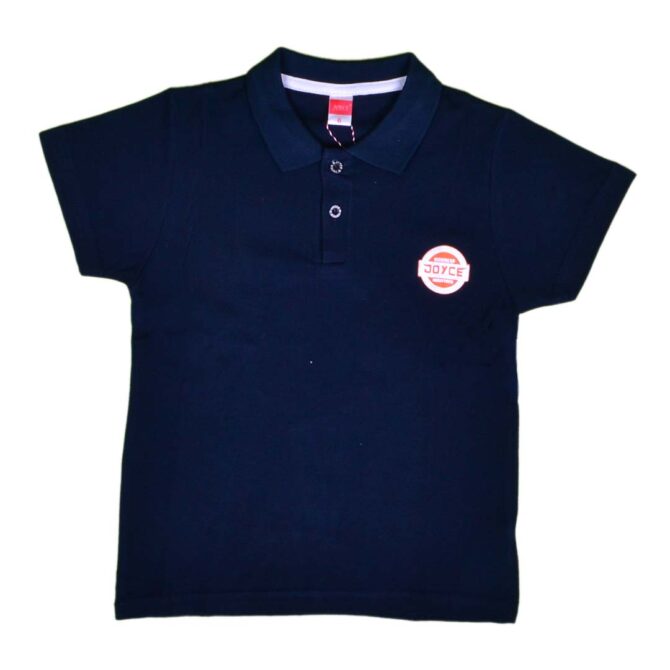 ΒΑΜΒΑΚΕΡΟ ΠΙΚΕ ΚΟΝΤΟΜΑΝΙΚΟ T-SHIRT JOYCE INDUSTRIES POLO ΜΠΛΕ 8303
