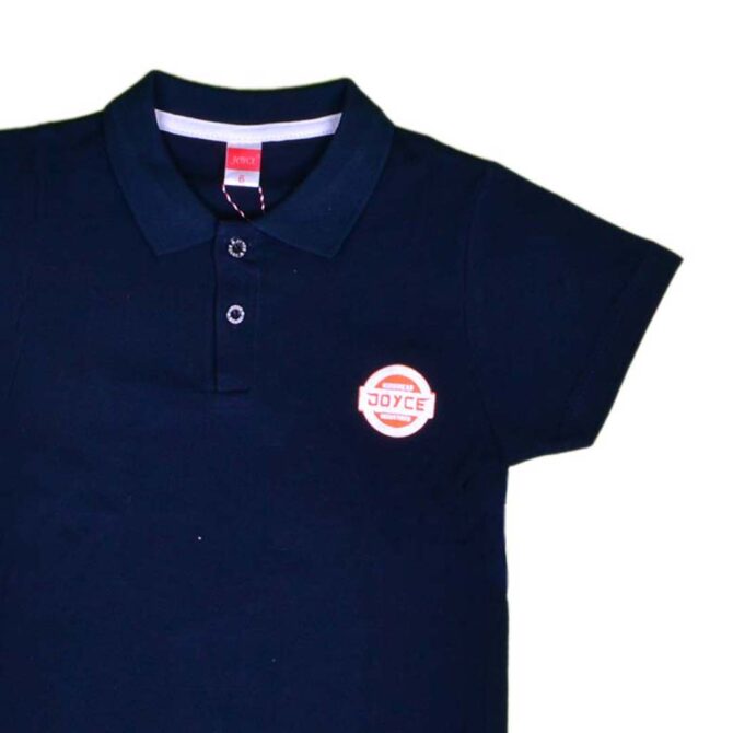 ΒΑΜΒΑΚΕΡΟ ΠΙΚΕ ΚΟΝΤΟΜΑΝΙΚΟ T-SHIRT JOYCE INDUSTRIES POLO ΜΠΛΕ 8303