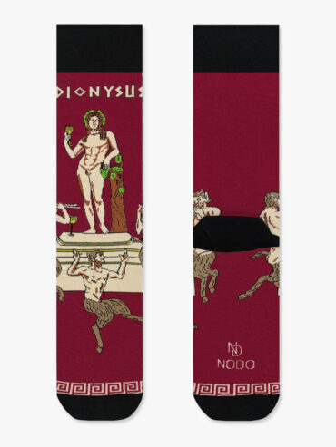 NODO Βαμβακερή Κάλτσα με Σχέδια Dionysus The Greek God and Pan