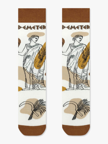 NODO Βαμβακερή Κάλτσα με Σχέδια Demeter The Greek Goddess