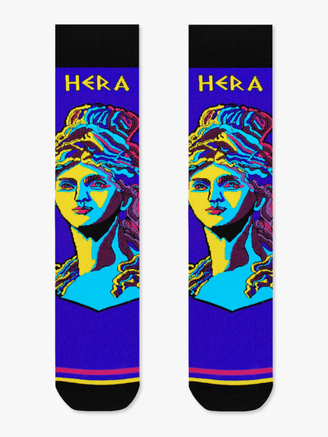 Κάλτσα Βαμβακερή με Σχέδια Hera The Greek Goddess NODO