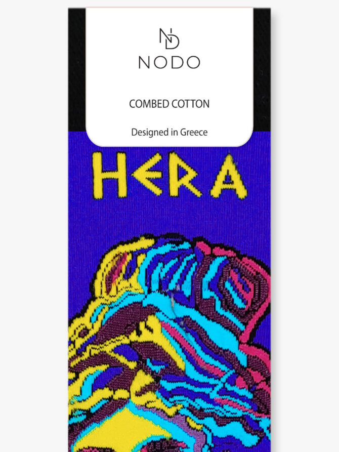 Κάλτσα Βαμβακερή με Σχέδια Hera The Greek Goddess NODO - Image 3