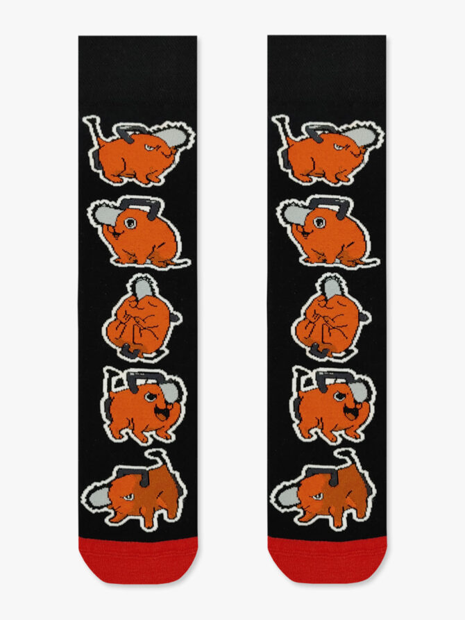 NODO Βαμβακερή Κάλτσα με Σχέδια Orange Pet