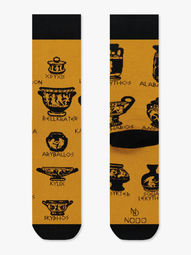 NODO Βαμβακερή Κάλτσα με Σχέδια Greek Vessels