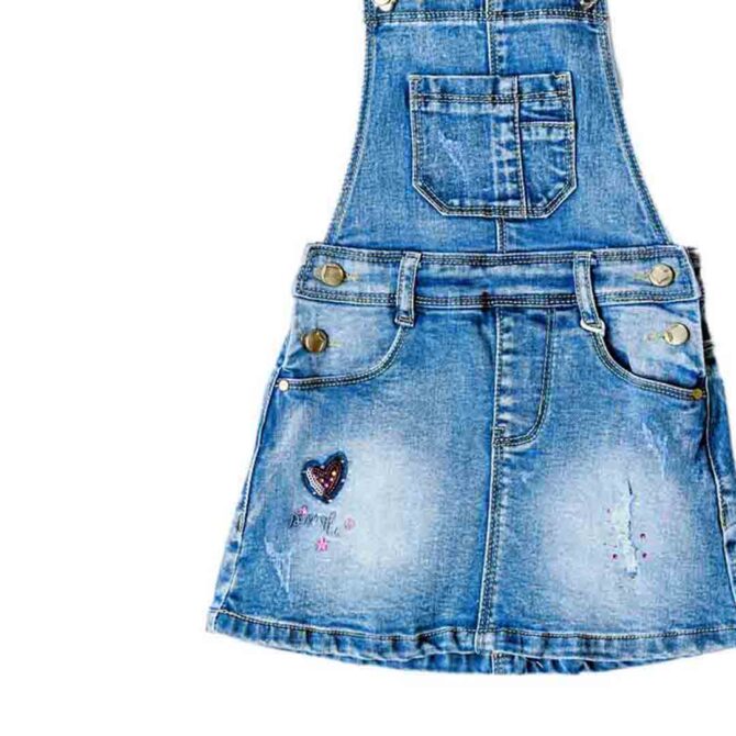 ΤΖΙΝ ΣΑΛΟΠΕΤΑ ΦΟΥΣΤΑ ΓΙΑ ΚΟΡΙΤΣΙ JOYCE OVERALLS ΜΠΛΕ 14038