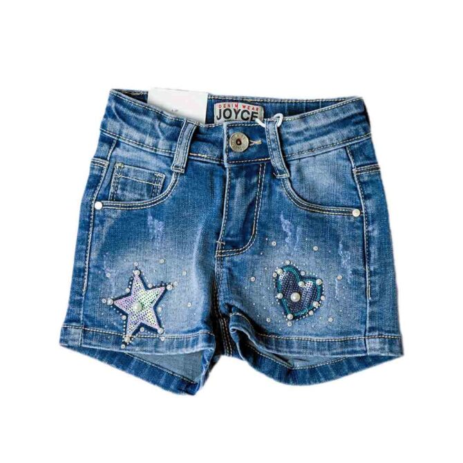 ΚΟΡΙΤΣΙΣΤΙΚΟ ΤΖΙΝ ΣΟΡΤΣ JOYCE DENIM SHORTS ΜΠΛΕ 14046