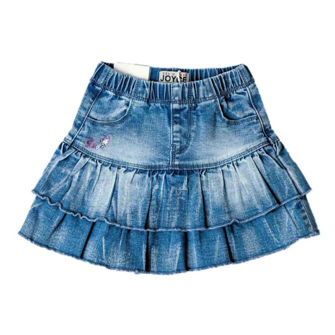ΤΖΙΝ ΦΟΥΣΤΑ ΓΙΑ ΚΟΡΙΤΣΙ JOYCE DENIM SKIRT ΜΠΛΕ 14052