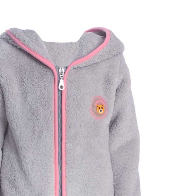 ΓΟΥΝΙΝΟ ΖΑΚΕΤΑΚΙ ΓΙΑ ΚΟΡΙΤΣΙ JOYCE BEAR COAT ΓΚΡΙ 2263403
