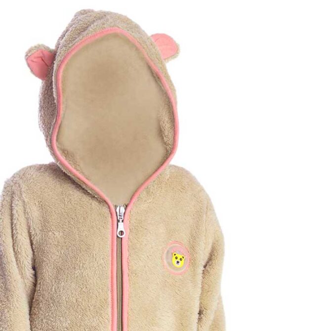 ΓΟΥΝΙΝΟ ΖΑΚΕΤΑΚΙ ΓΙΑ ΚΟΡΙΤΣΙ JOYCE BEAR COAT ΜΠΕΖ 2263403