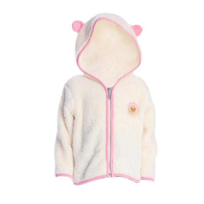 ΓΟΥΝΙΝΟ ΖΑΚΕΤΑΚΙ ΓΙΑ ΚΟΡΙΤΣΙ JOYCE BEAR COAT ΑΣΠΡΟ 2263403