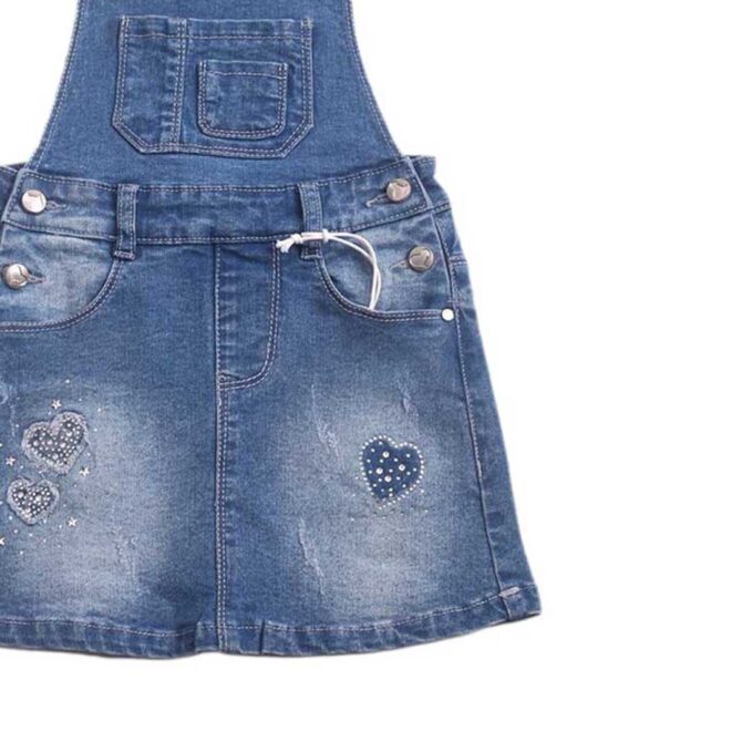 ΤΖΙΝ ΣΑΛΟΠΕΤΑ ΦΟΥΣΤΑ ΓΙΑ ΚΟΡΙΤΣΙ JOYCE DENIM ΜΠΛΕ 2341701