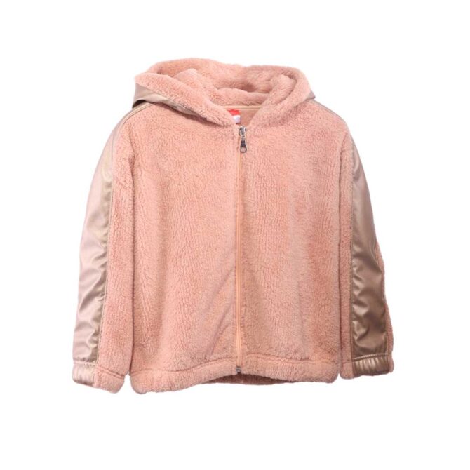 ΚΟΡΙΤΣΙΣΤΙΚΗ ΓΟΥΝΙΝΗ ΖΑΚΕΤΑ ΜΕ ΚΟΥΚΟΥΛΑ JOYCE FUR JACKET ΡΟΖ 2363203
