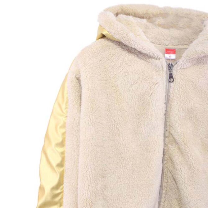 ΚΟΡΙΤΣΙΣΤΙΚΗ ΓΟΥΝΙΝΗ ΖΑΚΕΤΑ ΜΕ ΚΟΥΚΟΥΛΑ JOYCE FUR JACKET ΜΠΕΖ 2363203