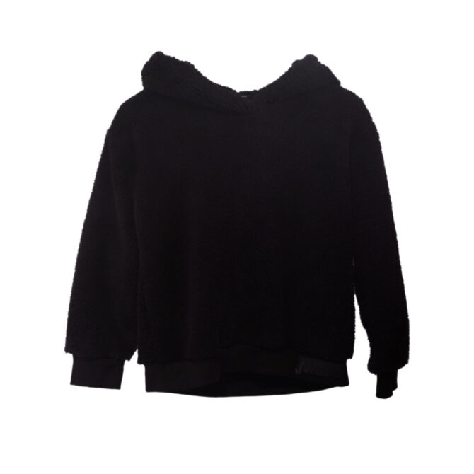 ΓΟΥΝΙΝΗ ΜΠΛΟΥΖΑ ΜΕ ΚΟΥΚΟΥΛΑ ΓΙΑ ΚΟΡΙΤΣΙ JOYCE FUR BLOUSE ΜΑΥΡΟ 2363503
