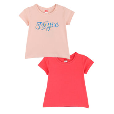 ΣΕΤ 2 ΤΕΜΑΧΙΩΝ ΒΑΜΒΑΚΕΡΑ T-SHIRT ΓΙΑ ΚΟΡΙΤΣΙ JOYCE FLOWER ΣΟΜΟΝ 2411501