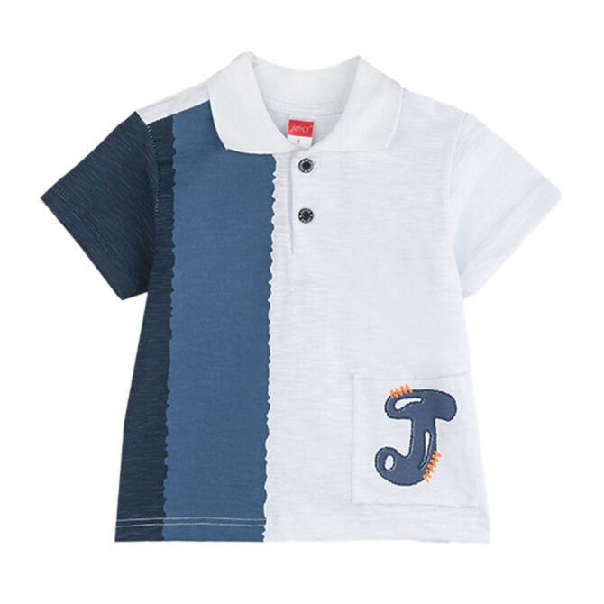ΒΑΜΒΑΚΕΡΟ ΠΙΚΕ ΚΟΝΤΟΜΑΝΙΚΟ T-SHIRT JOYCE LOVELY POLO ΑΣΠΡΟ 2412501