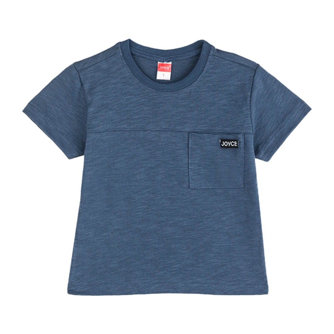 ΒΑΜΒΑΚΕΡΟ ΚΟΝΤΟΜΑΝΙΚΟ T-SHIRT ΓΙΑ ΑΓΟΡΙ JOYCE POCKET TAG ΜΠΛΕ ΡΑΦ 2412506 ΒΑΜΒΑΚΕΡΟ ΚΟΝΤΟΜΑΝΙΚΟ T-SHIRT ΓΙΑ ΑΓΟΡΙ JOYCE POCKET TAG ΜΠΛΕ ΡΑΦ 2412506