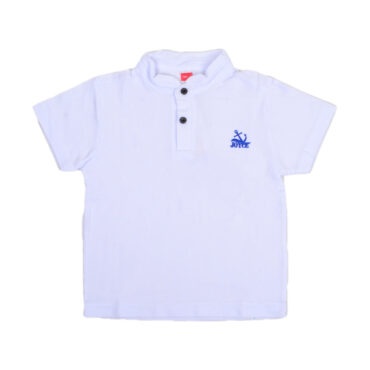 ΒΑΜΒΑΚΕΡΟ ΠΙΚΕ ΚΟΝΤΟΜΑΝΙΚΟ T-SHIRT ΓΙΑ ΑΓΟΡΙ JOYCE BASIC ΑΣΠΡΟ 2412830