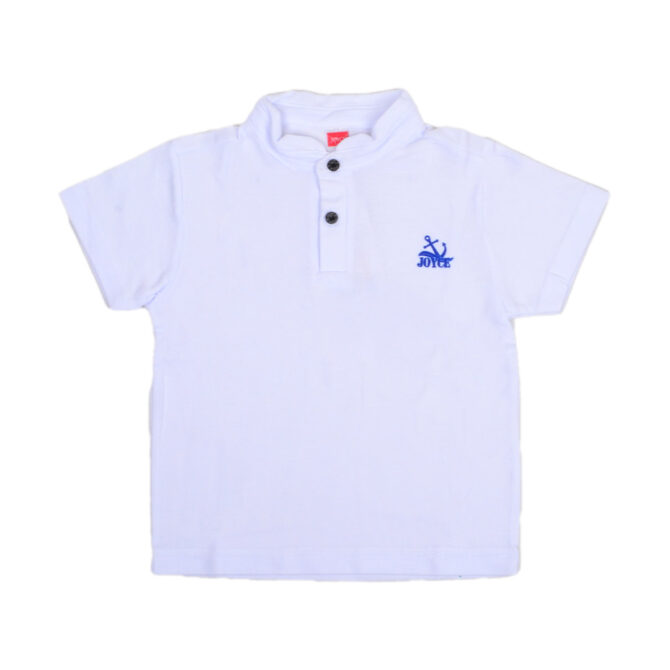 ΒΑΜΒΑΚΕΡΟ ΠΙΚΕ ΚΟΝΤΟΜΑΝΙΚΟ T-SHIRT ΓΙΑ ΑΓΟΡΙ JOYCE BASIC ΑΣΠΡΟ 2412830