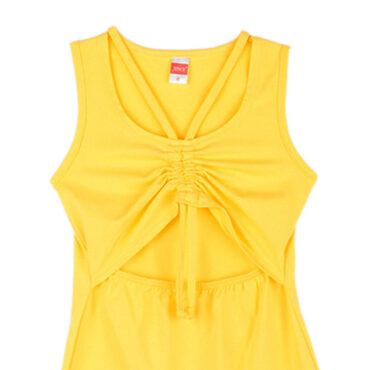 ΒΑΜΒΑΚΕΡΟ ΑΜΑΝΙΚΟ ΦΟΡΕΜΑ ΓΙΑ ΚΟΡΙΤΣΙ JOYCE RUFFLED DRESS ΚΙΤΡΙΝΟ 2413601