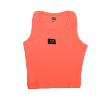 ΒΑΜΒΑΚΕΡΟ ΑΜΑΝΙΚΟ CROP TOP ΓΙΑ ΚΟΡΙΤΣΙ JOYCE TANK TAG ΠΟΡΤΟΚΑΛΙ 2413800