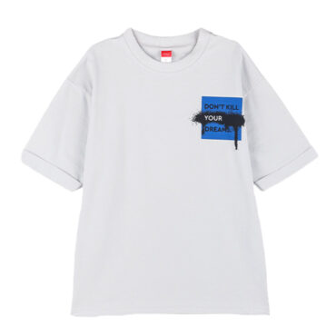 ΒΑΜΒΑΚΕΡΟ ΚΟΝΤΟΜΑΝΙΚΟ T-SHIRT ΓΙΑ ΑΓΟΡΙ JOYCE YOUR DREAMS ΓΚΡΙ 2414506