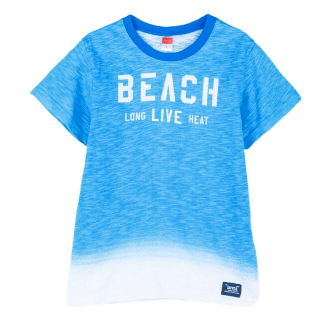 ΒΑΜΒΑΚΕΡΟ ΚΟΝΤΟΜΑΝΙΚΟ T-SHIRT ΓΙΑ ΑΓΟΡΙ JOYCE BEACH ΤΙΡΚΟΥΑΖ 2414507