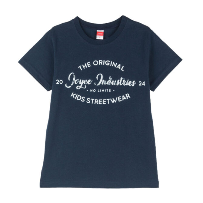 ΒΑΜΒΑΚΕΡΟ ΚΟΝΤΟΜΑΝΙΚΟ T-SHIRT ΓΙΑ ΑΓΟΡΙ JOYCE STREETWEAR ΜΠΛΕ 2414508