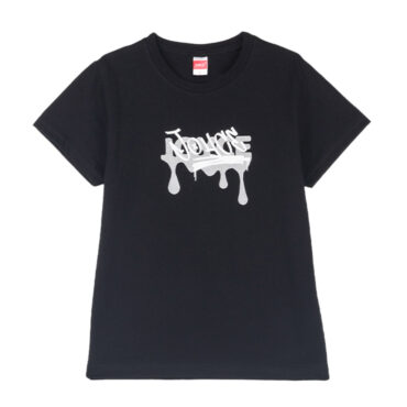 ΒΑΜΒΑΚΕΡΟ ΚΟΝΤΟΜΑΝΙΚΟ T-SHIRT ΓΙΑ ΑΓΟΡΙ JOYCE DRIP ΜΑΥΡΟ 2414509